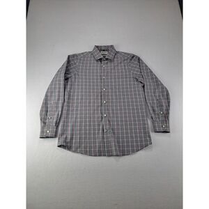 Crosby & Howard Long Sleeve Button Down Shirt Mens Medium Multicolor‎ Checkered